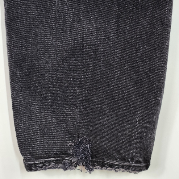 Abercrombie & Fitch 26 Short Curve Love '90s Straight Ultra High Rise Jean Black - Picture 13 of 16